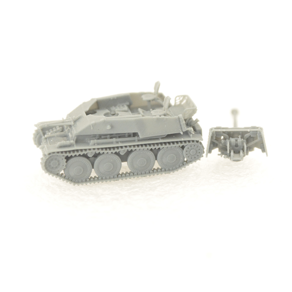 Model Kit Ixchel - เยอรมัน 38T MarderIII Sd.Kfz.139[762MM]Destroyer 1/144 1/200