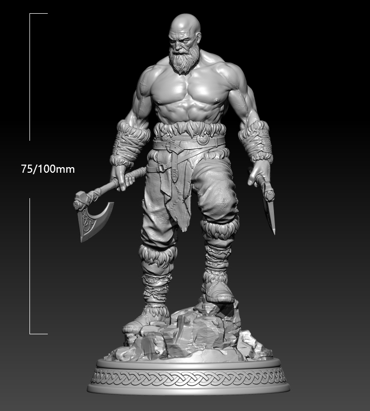 Model Kit Ixchel - 1/24 75 มม.1/18 100 มม.เรซิ่นชุดนักรบไวกิ้ง Lord