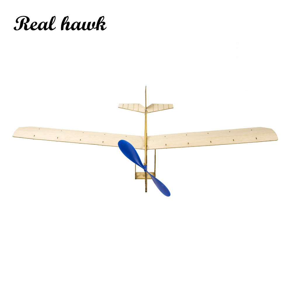 Model Kit Ixchel - ชุดเครื่องบินยางรัด STEM, ของเล่นเครื่องร่อนไม้ DIY สำหรับเด็กเรียนรู้วิทยาศาสตร์, โครงการสร้างแบบจำลองวินเทจยุค
