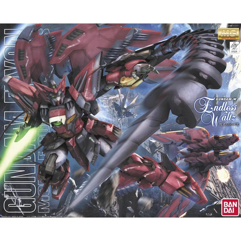 Model Kit Gundam Wing - Bandai Gundam MG 1/100ดั้งเดิมรายงานมือถือใหม่ Gundam Wing