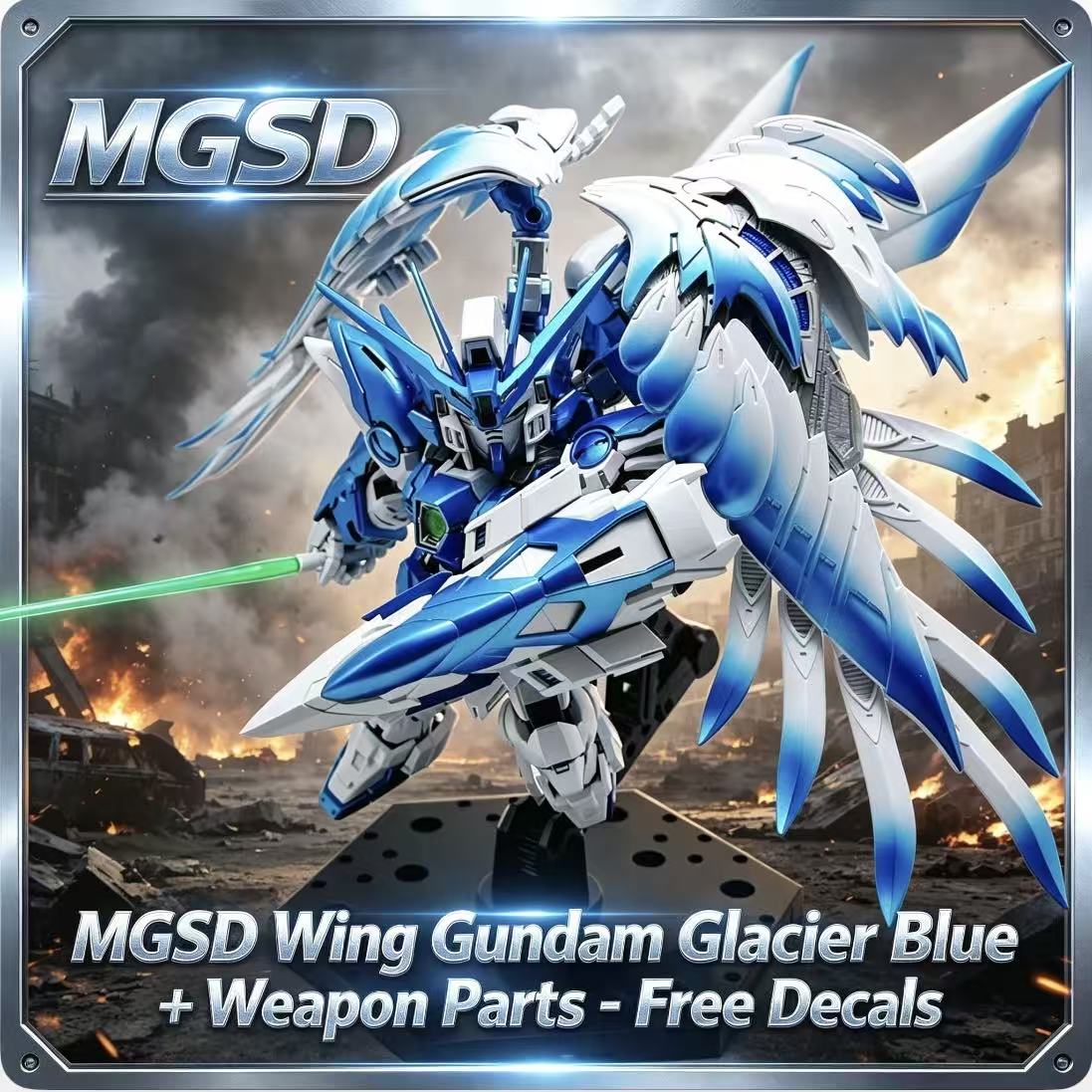 Model Kit Zeus - MGSD XXXG-00W0 Wing Zero EW รุ่นไอซ์บลู