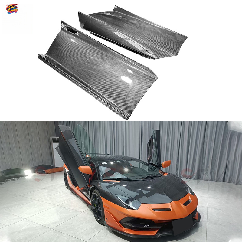 Model Kit Lamborghini - ชุดแต่งประตูรถยนต์คาร์บอนไฟเบอร์สำหรับ Lamborghini LP700 รุ่นปรับปรุงและดัดแปลง SVJ แผงประตูภายนอก