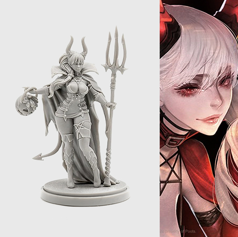 Model Kit Knight - ชุดโมเดลเรซิ่น KINGDOM DEATH KD Goddess Collection