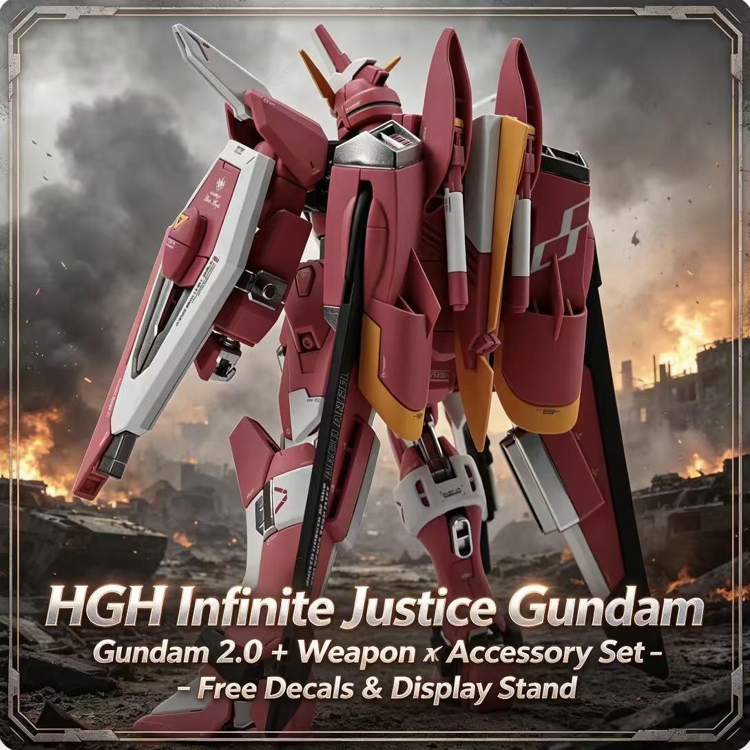 231 HG 1/144 Infinite Justice  - Model Kit Zeus บทวิจารณ์และราคา
