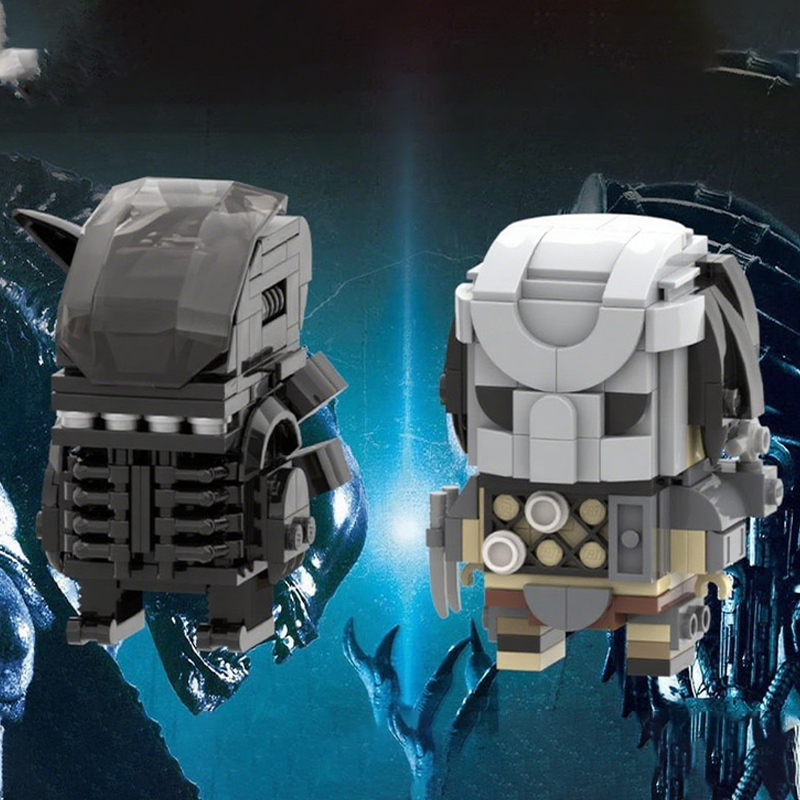 ตัวต่อ MOC Predator Vs Alien จ - Model Kit Vs Figure บทวิจารณ์และราคา
