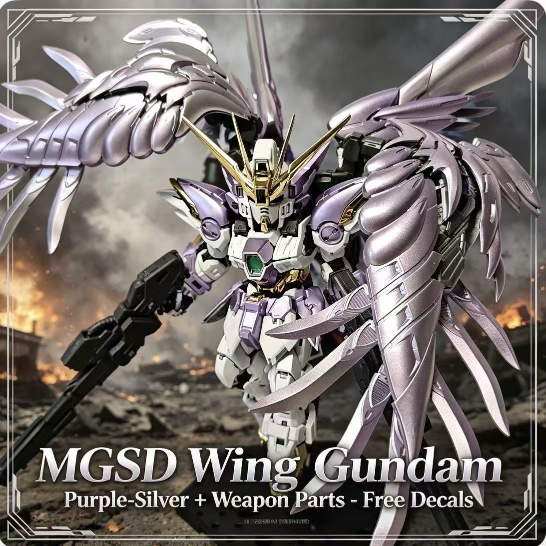 โมเดล Mgsd Wing สีม่วงเงิน Xxx - Model Kit Zeus บทวิจารณ์และราคา