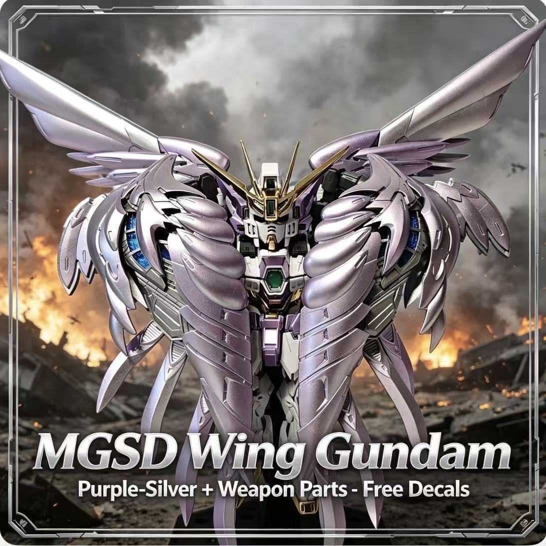 โมเดล Mgsd Wing สีม่วงเงิน Xxx - Model Kit Zeus บทวิจารณ์และราคา