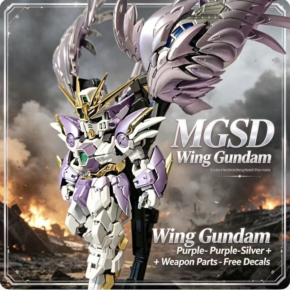 โมเดล Mgsd Wing สีม่วงเงิน Xxx - Model Kit Zeus บทวิจารณ์และราคา