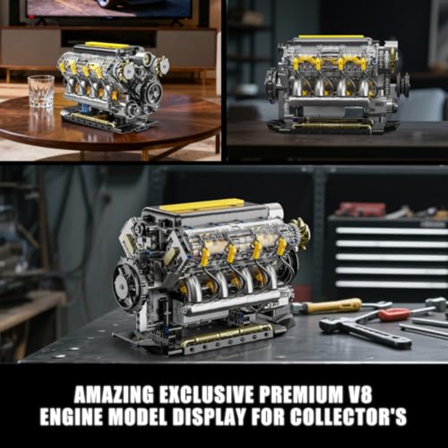 ชุดโมเดลเครื่องยนต์ V8 ที่สามา - Model Kit V8 Engine บทวิจารณ์และราคา
