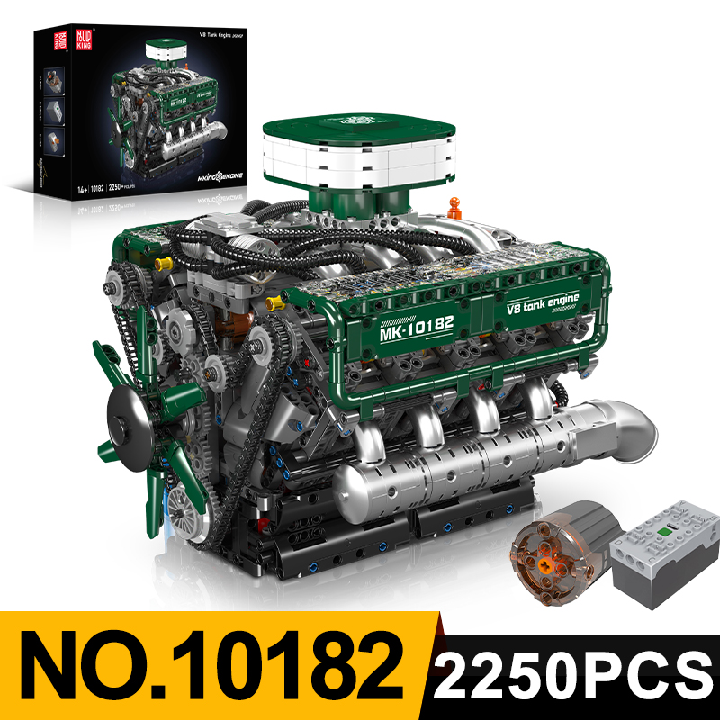ตัวต่อ Mould King 10182 รุ่นเค - Model Kit V8 Engine บทวิจารณ์และราคา