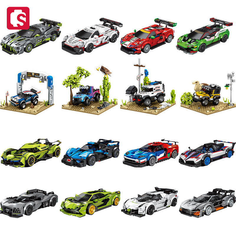 SEMBO กีฬารถบล็อกอาคาร MOC Rac - Model Kit Lamborghini บทวิจารณ์และราคา