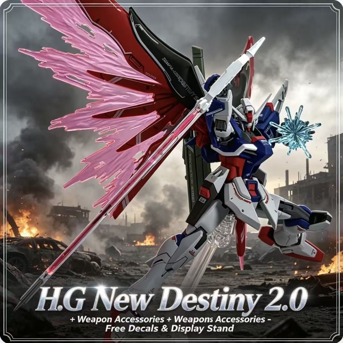 224 HG 1/144 Destiny Spec II F - Model Kit Zeus บทวิจารณ์และราคา