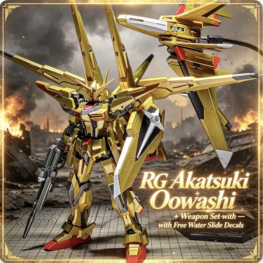 RG41 1/144 ORB-01 Akatsuki Oow - Model Kit Zeus บทวิจารณ์และราคา